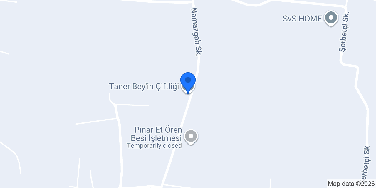 Taner Bey'in Çiftliği konumu