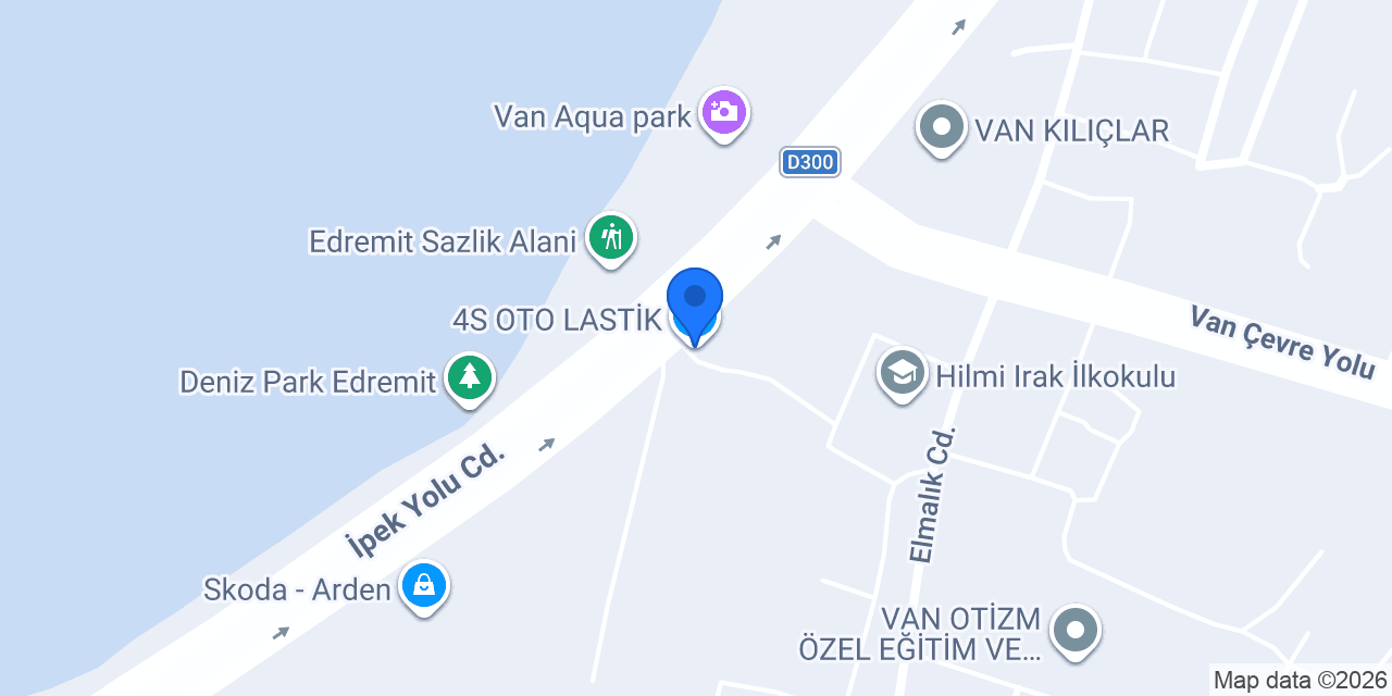 4S OTO LASTİK konumu