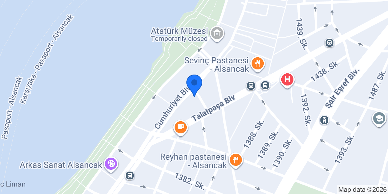Yapı Kredi - Alsancak Şubesi konumu