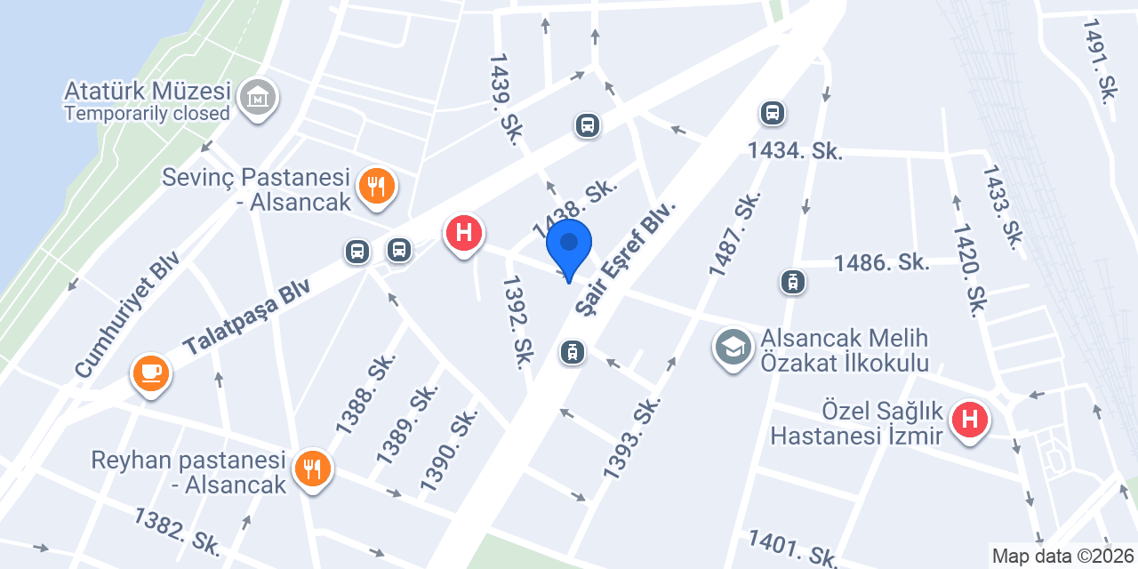 Alsancak Cami Taksi konumu