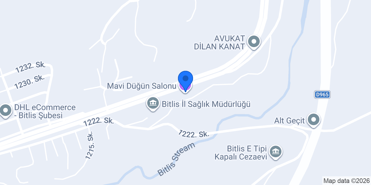 Bitlis Doğu Saç Ekim Merkezi konumu
