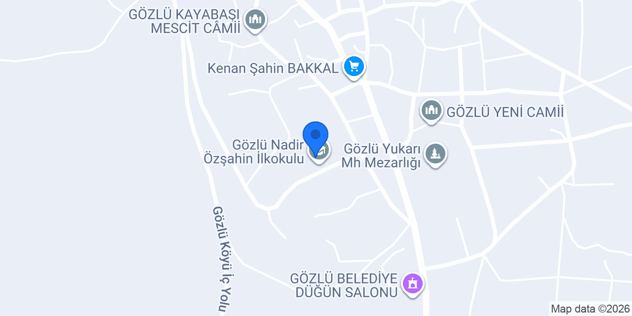 Gözlü Nadir Özşahin İlkokulu konumu