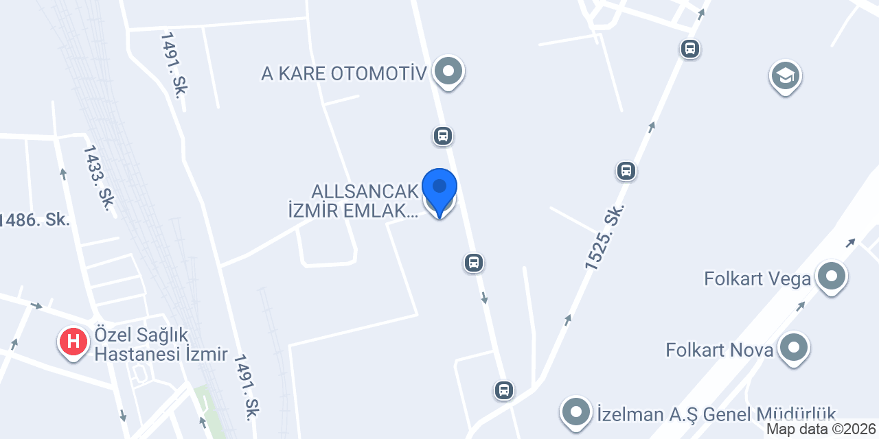 ALLSANCAK İZMİR EMLAK KONUT PROJESİ konumu