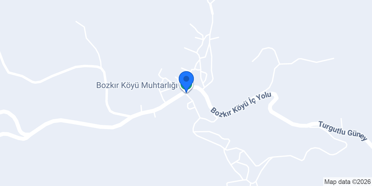 Bozkır Köyü Muhtarlığı konumu