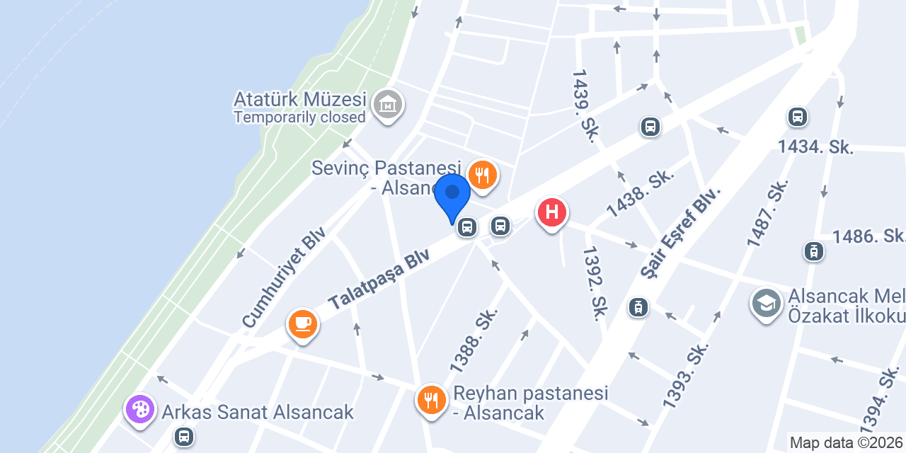 Acıbadem Bayındır Alsancak Diş Kliniği konumu