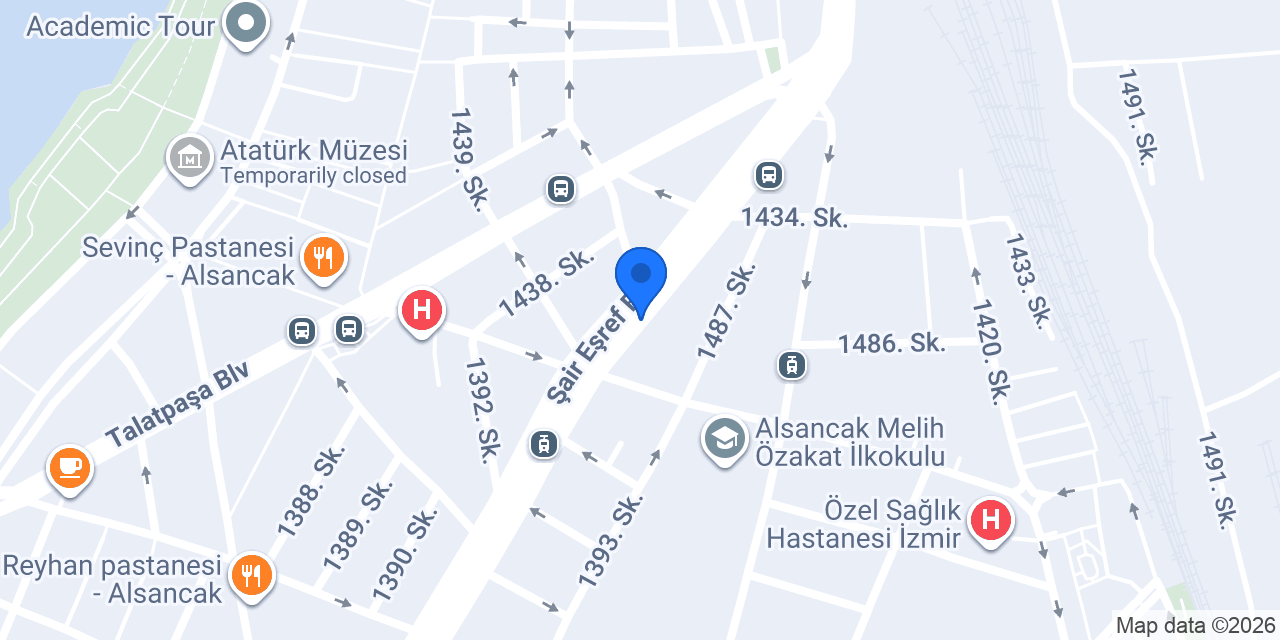 Diş Hekimi H. Birsen Sever konumu
