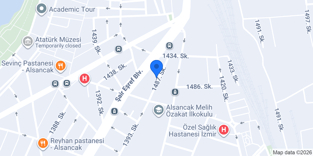 Vega Psikoloji Merkezi konumu