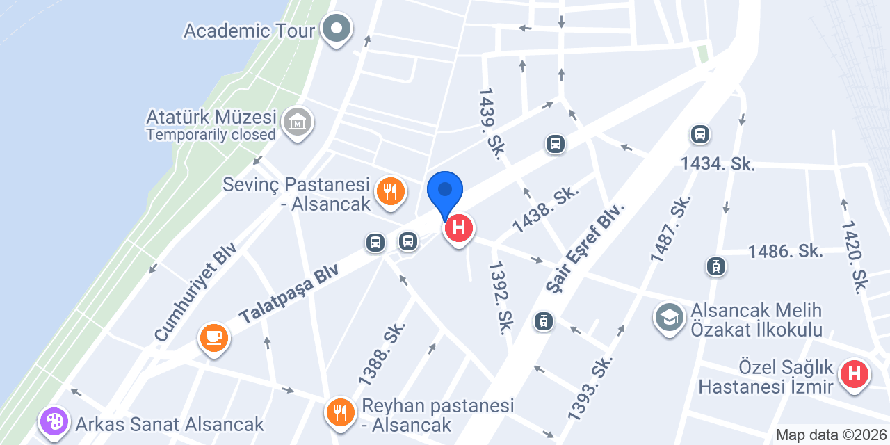 Yakın Doğu Üniversitesi konumu