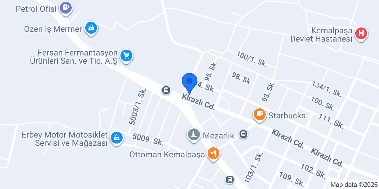 Kemalpaşa civan av bayii konumu