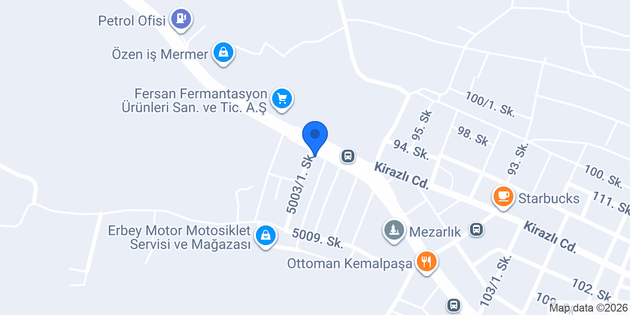 Gece dürümcüsü konumu