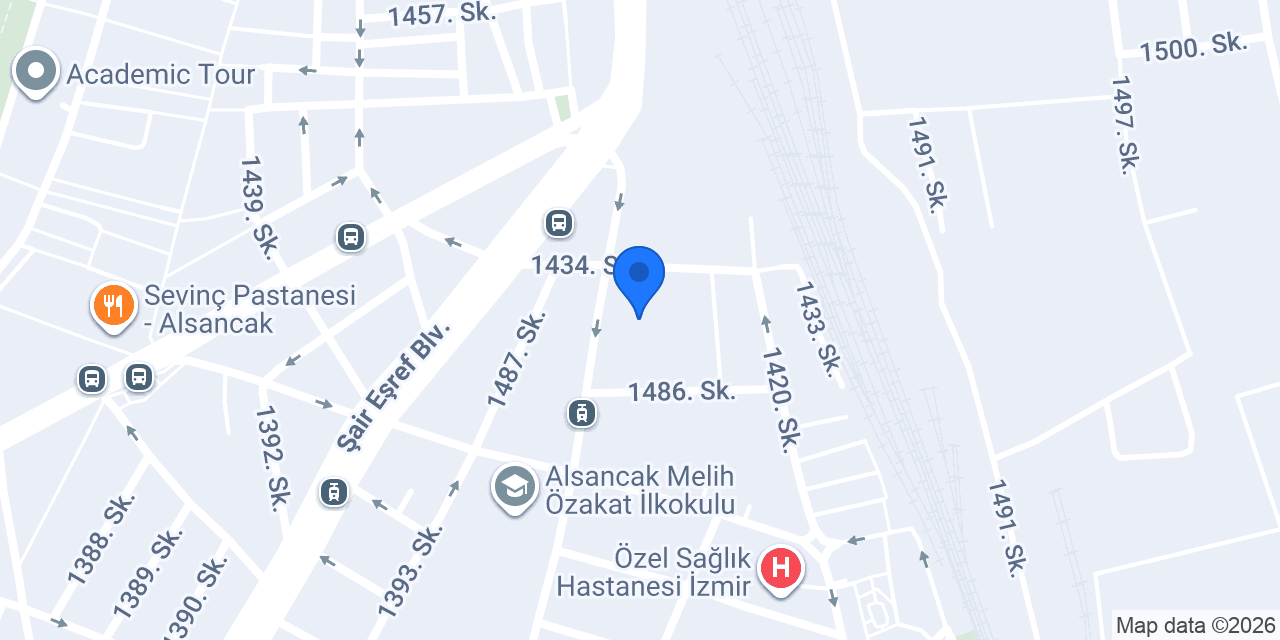 KONAK ALSANCAK UYGULAMA OTELİ konumu