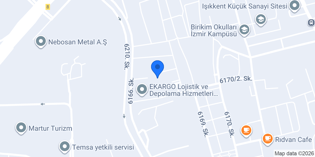 Elit Mühendislik İzmir Bornova konumu