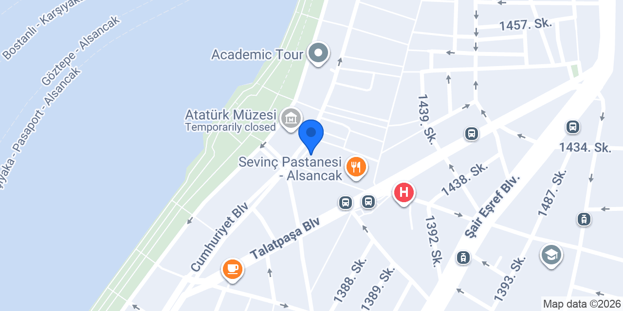 İzmir Bi'Şey Grup konumu