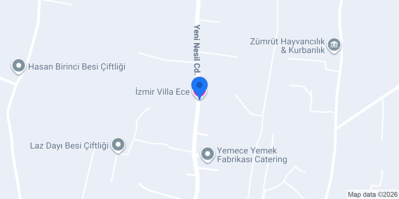 İzmir Villa Ece konumu
