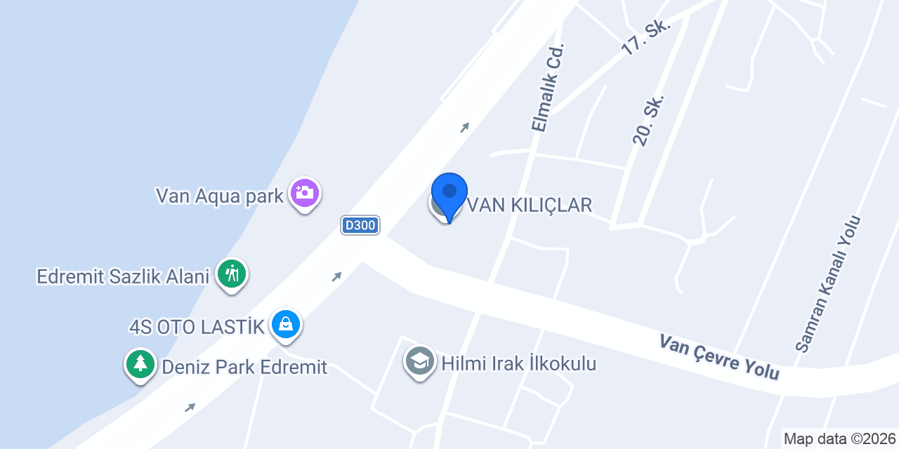 VAN KILIÇLAR konumu