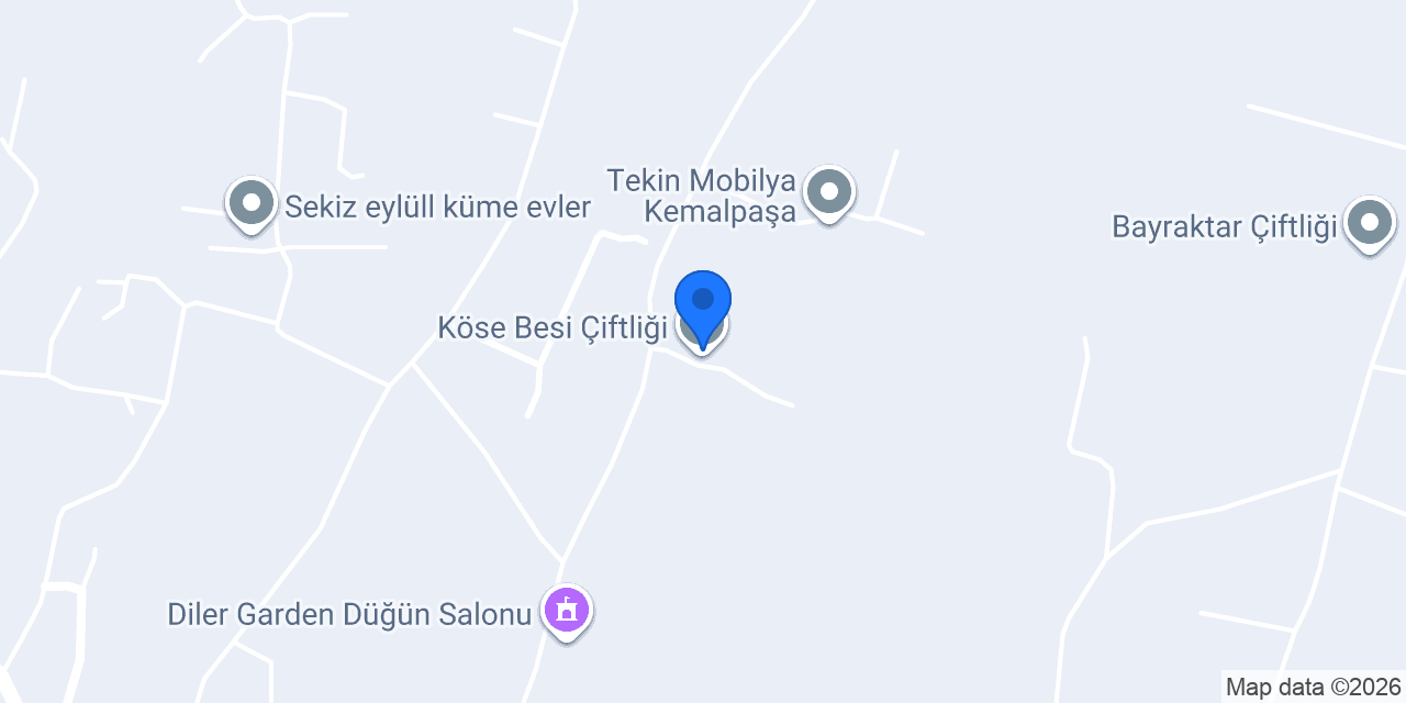 Köse Besi Çiftliği konumu