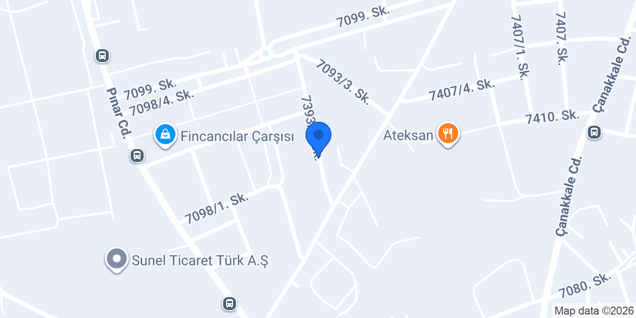 Melek Ambalaj Fabrika konumu