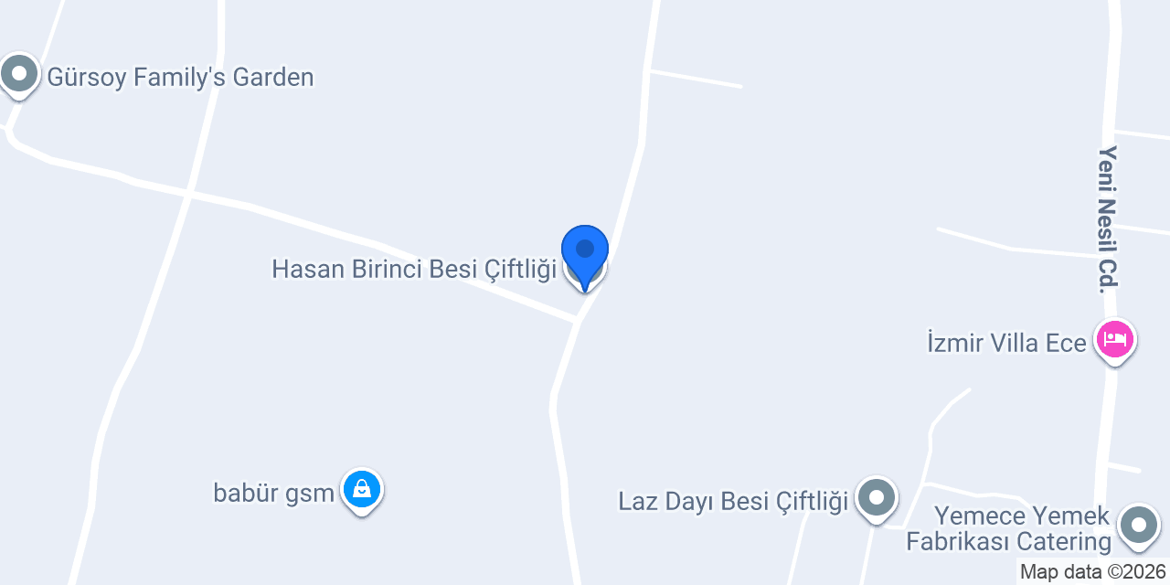 Hasan Birinci Besi Çiftliği konumu