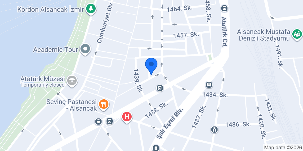 Mira Otel Alsancak konumu