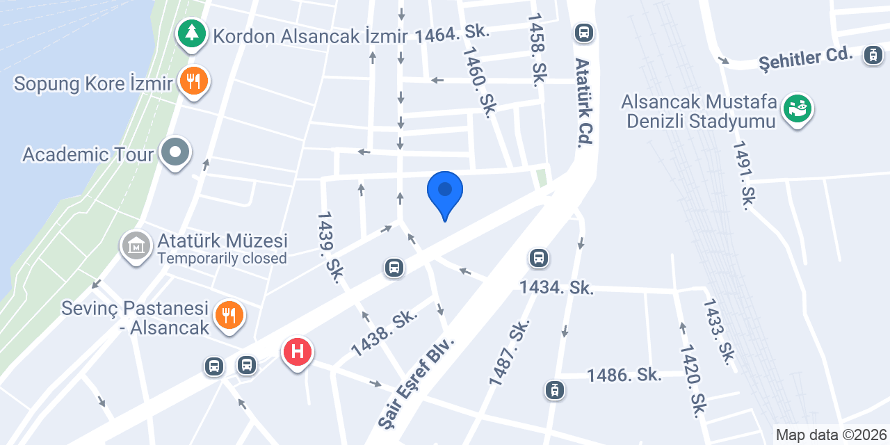 Bulvar Eczanesi konumu