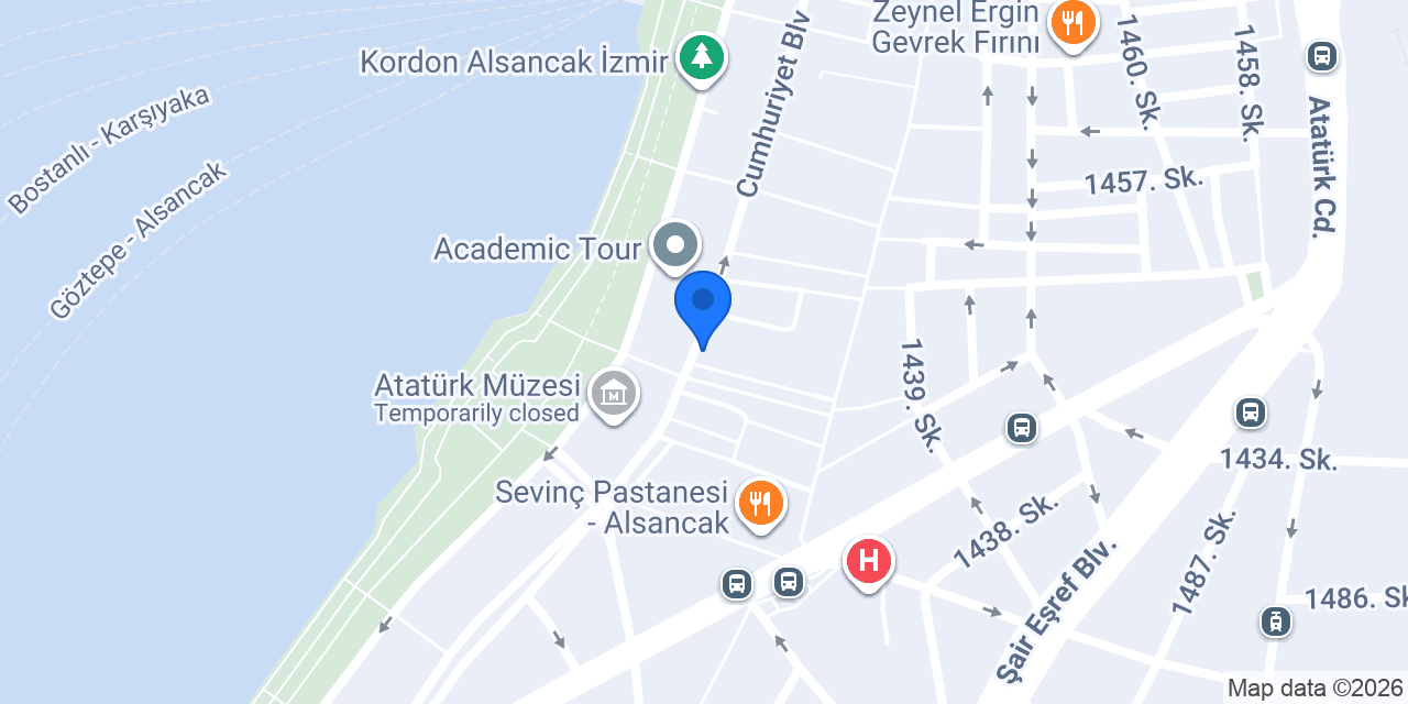Ege Palas Business Hotel konumu