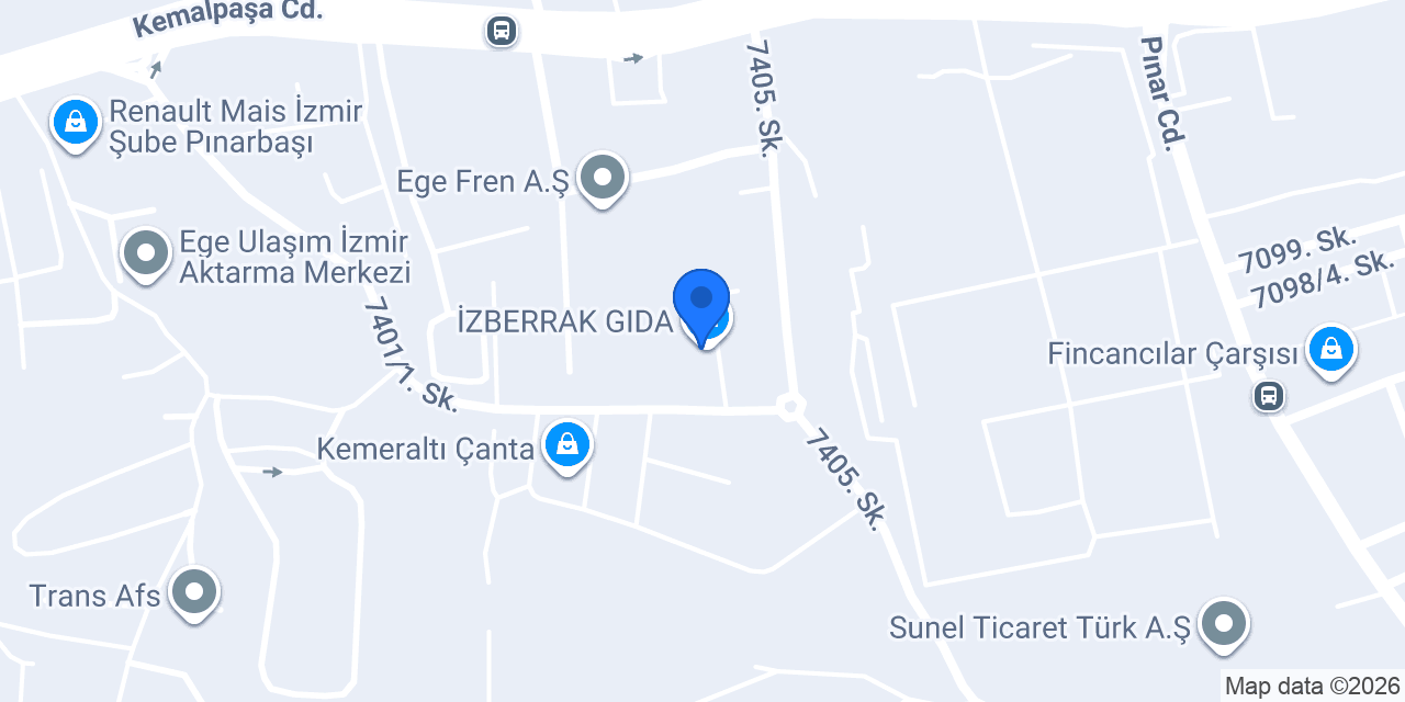 İZBERRAK GIDA konumu