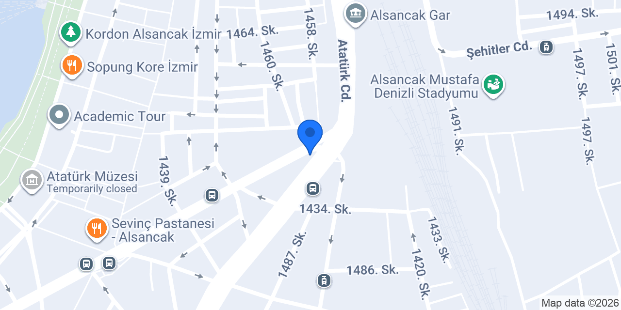 Aksu Hukuk Bürosu konumu