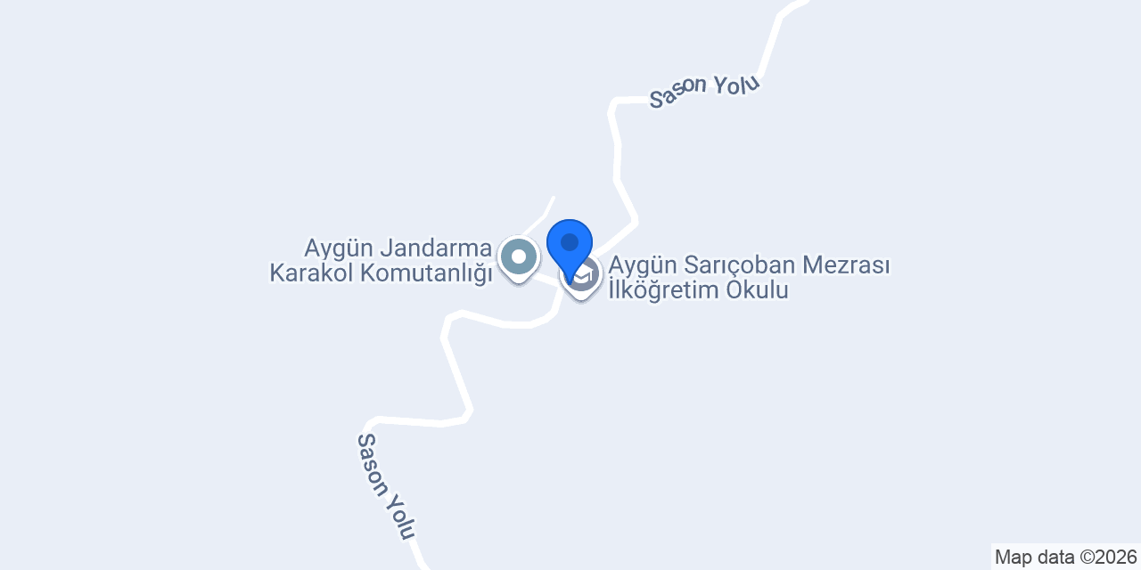 Aygün Ortaokulu konumu