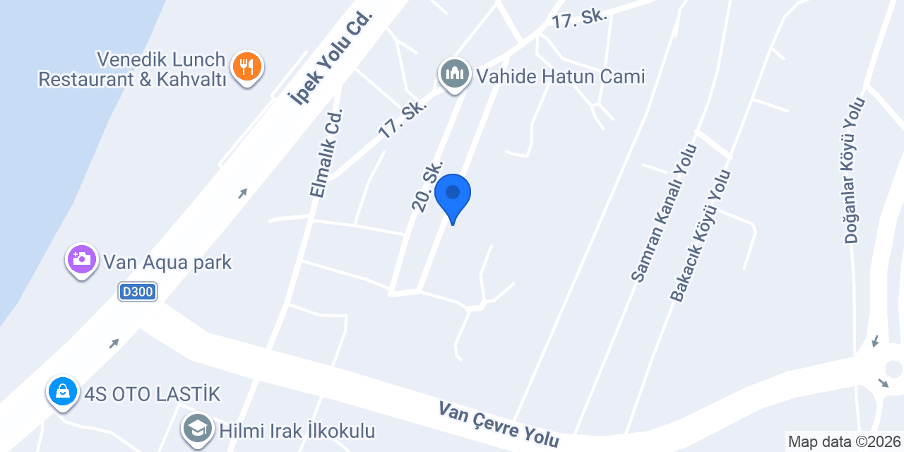 T FORM ATÖLYE konumu