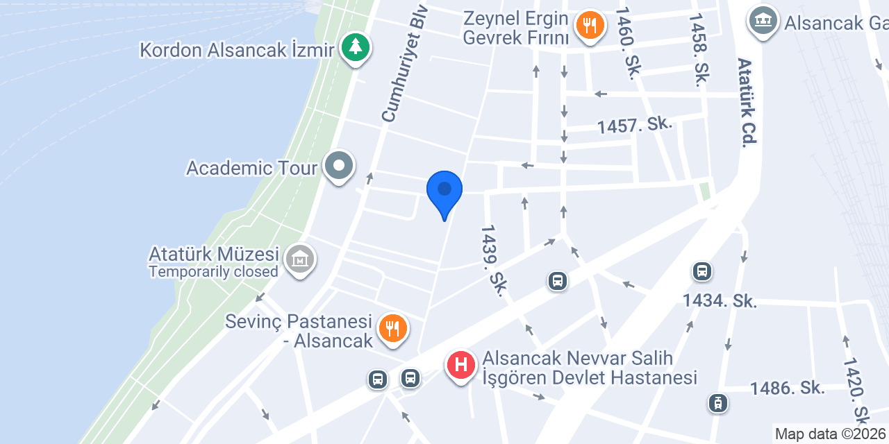 OYDEM Almanca Kursu İzmir konumu