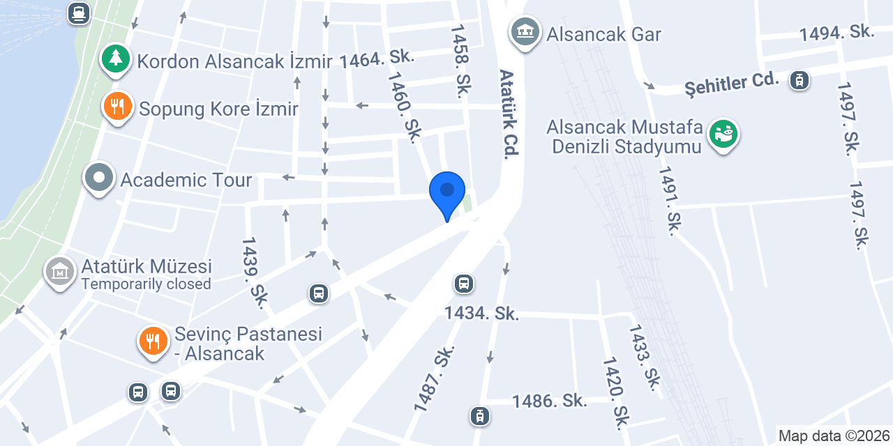 Ena Tattoo Studio | İzmir Alsancak Dövme konumu