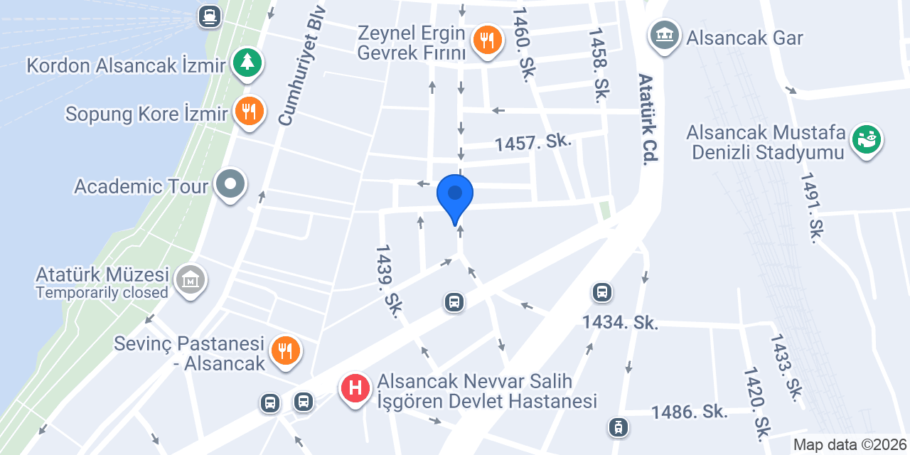 PORT ALCOHOL CENTER ALSANCAK konumu