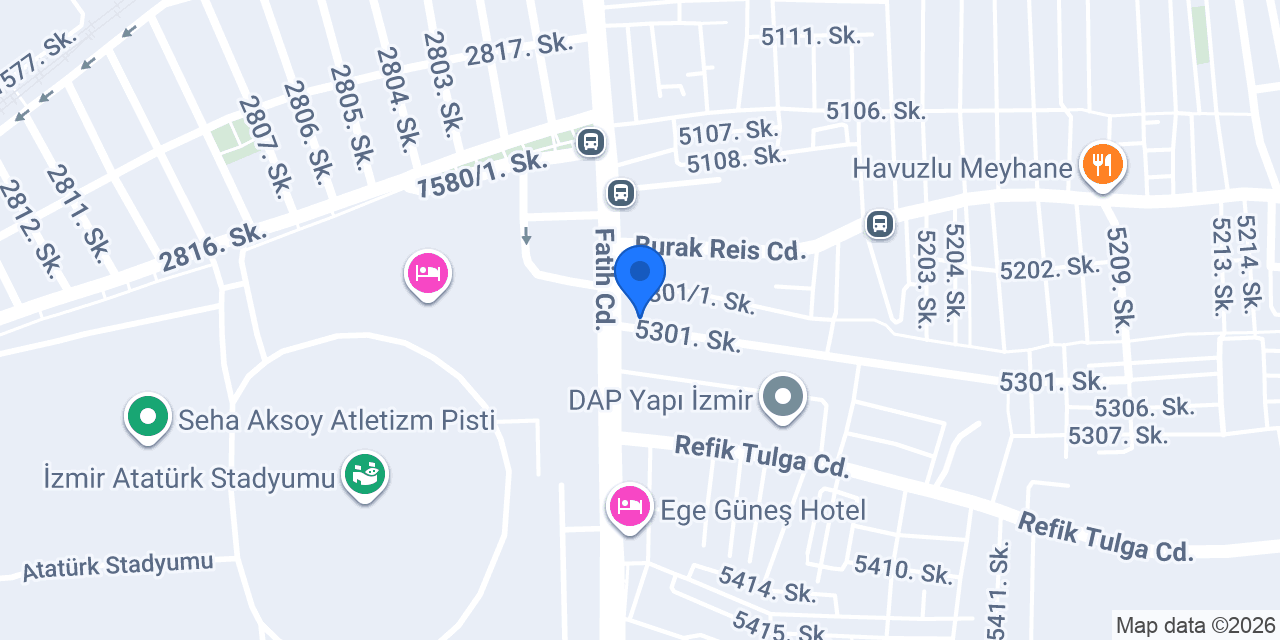 Yıldız Hukuk Bürosu konumu