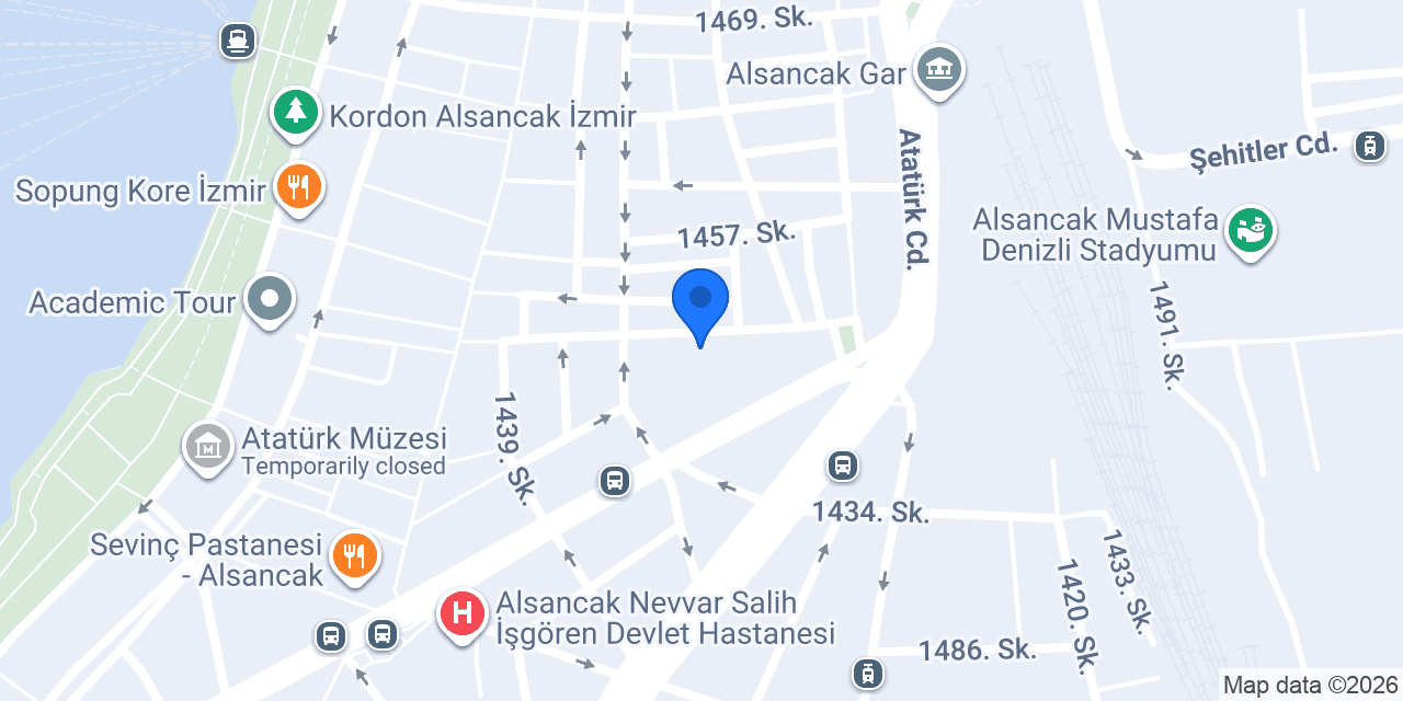 Akkut Temizlik konumu