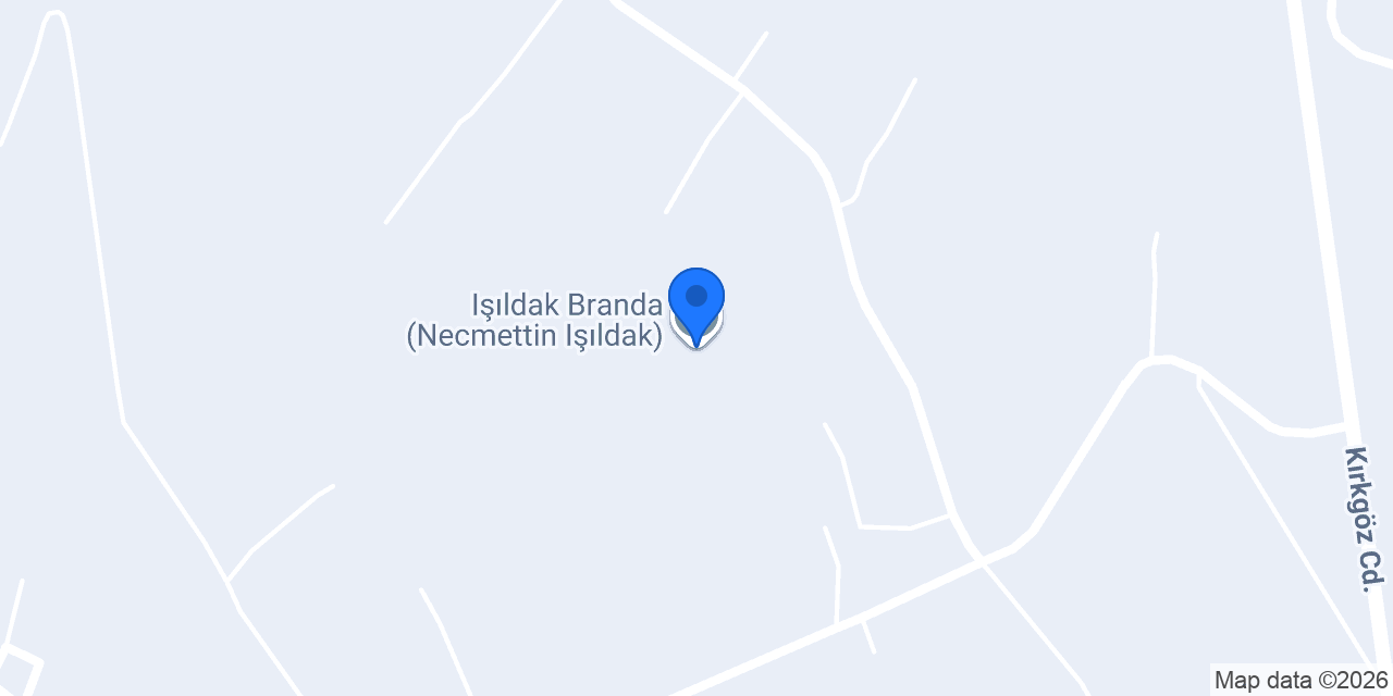 Işıldak Branda (Necmettin Işıldak) konumu