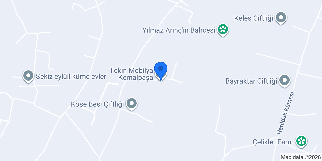 Tekin Mobilya Kemalpaşa konumu