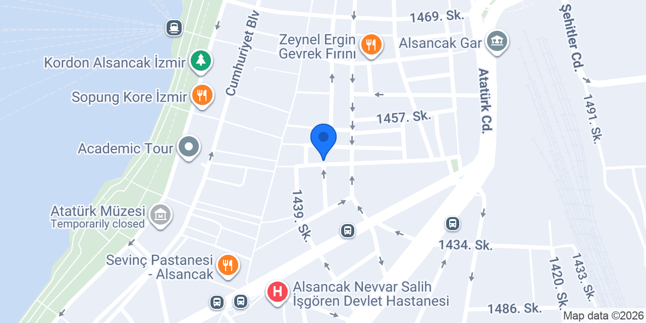 Ege Kitap ve Plak konumu