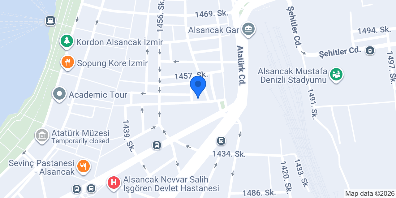 Bahar Veteriner Kliniği konumu