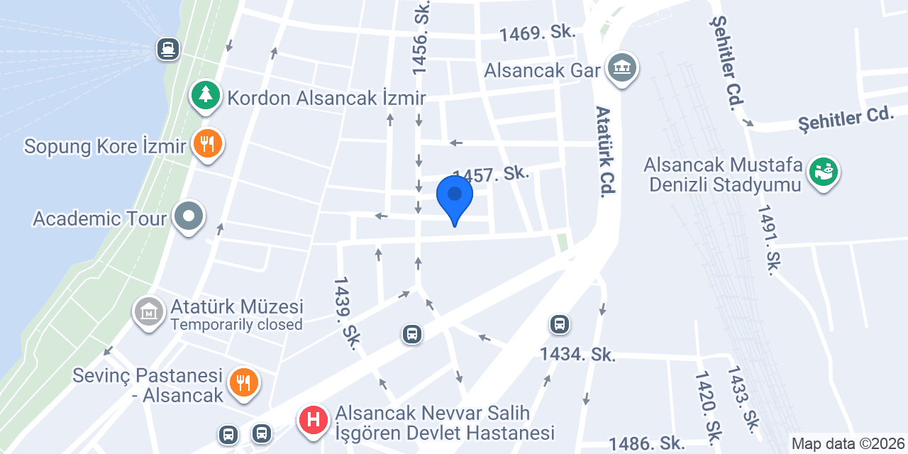 Animalya Veteriner Kliniği konumu