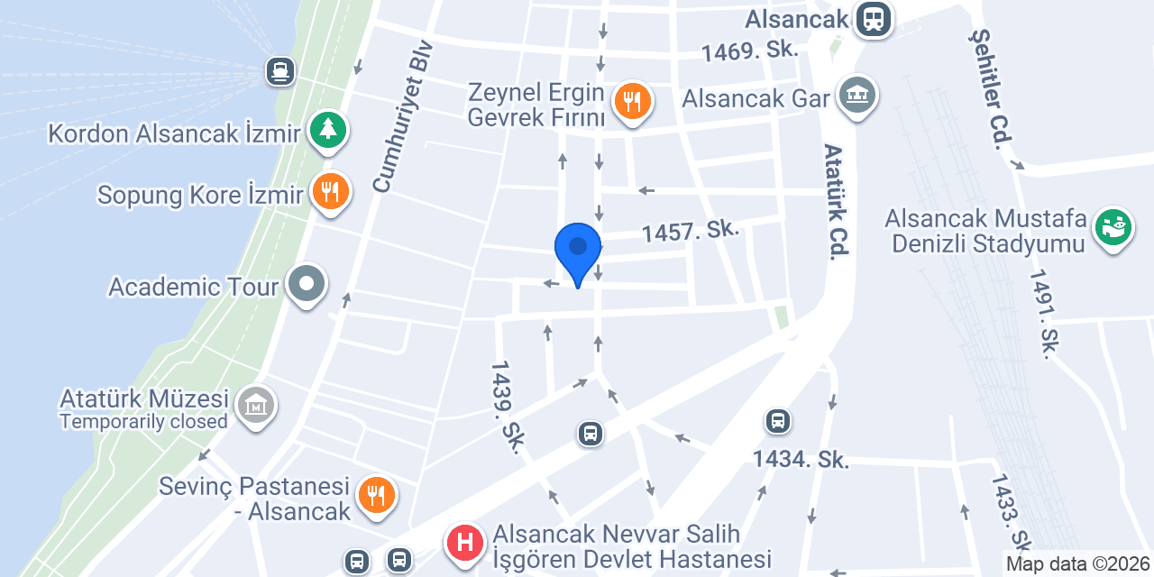 Alsancak Ev Yemekleri konumu