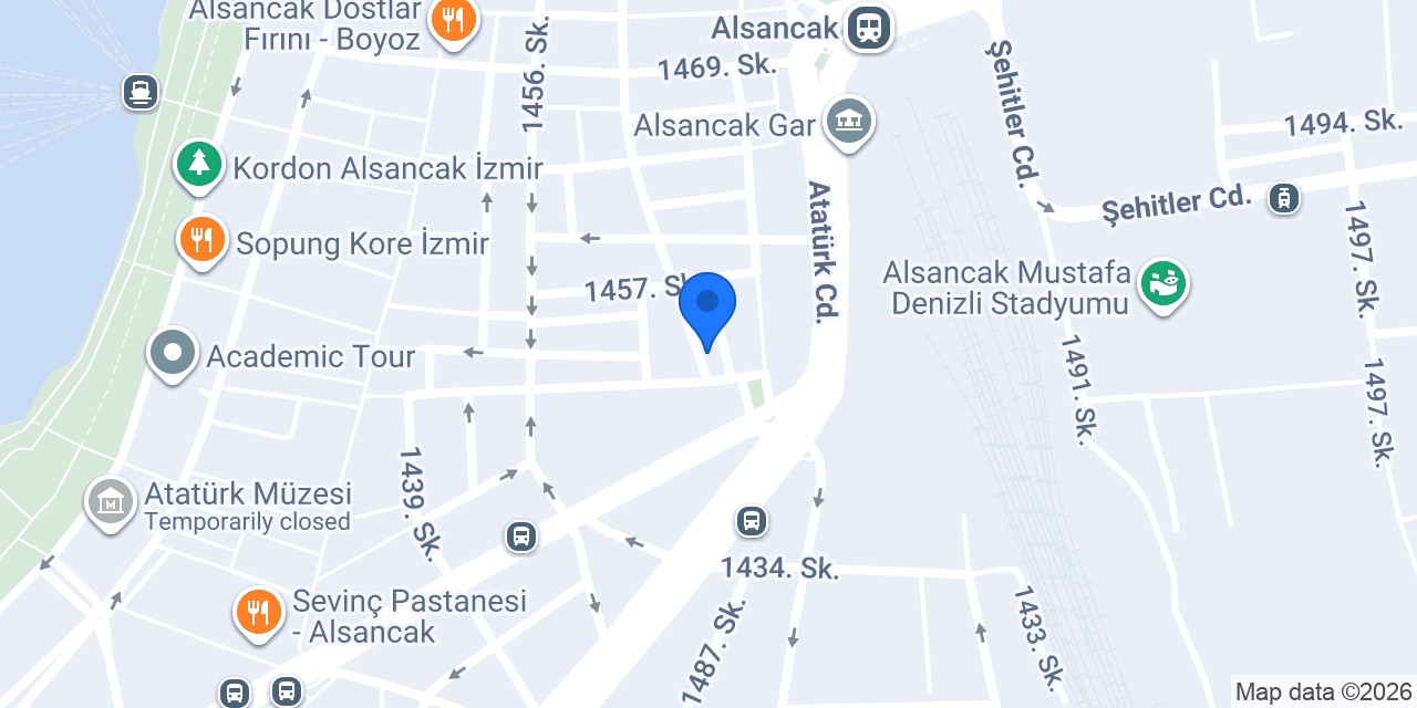 Aras Kargo Alsancak Şubesi konumu