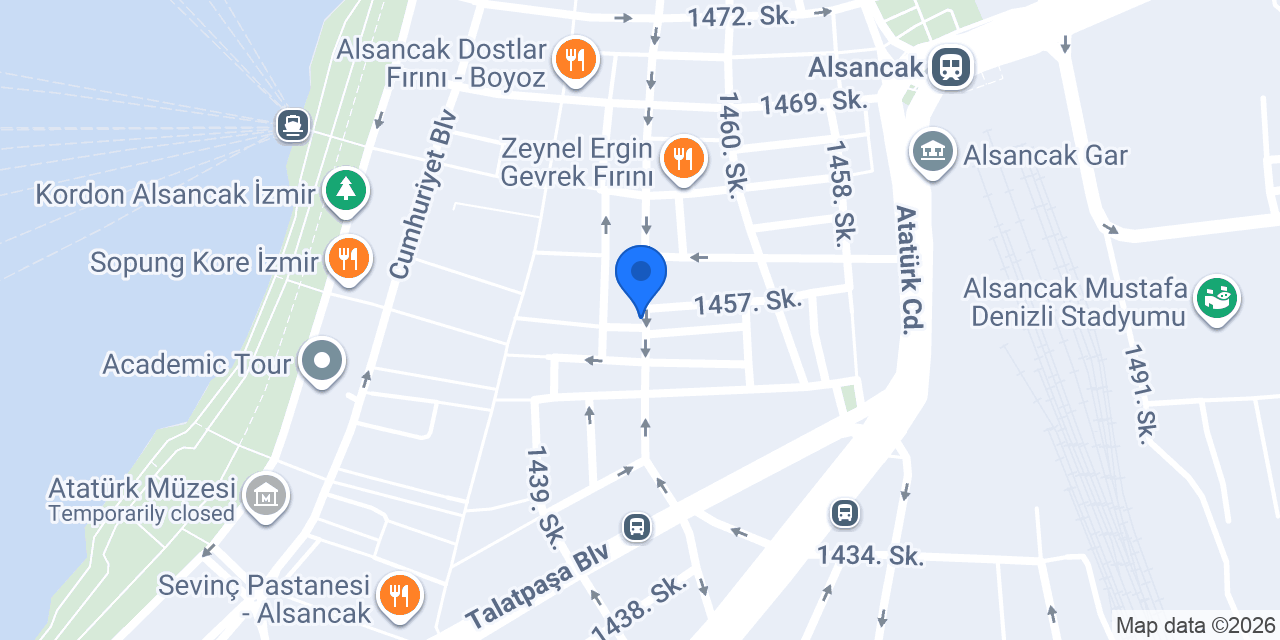 Alsancak Kuru Temizleme konumu