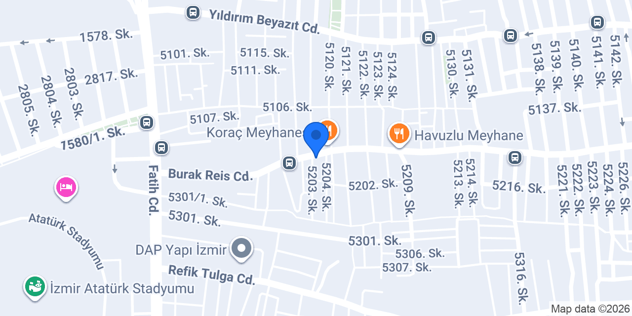Ege Ata Unlu Mamülleri konumu