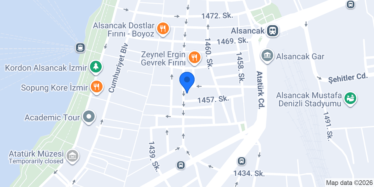 Alsancak Eski Konak Pide Kebap konumu