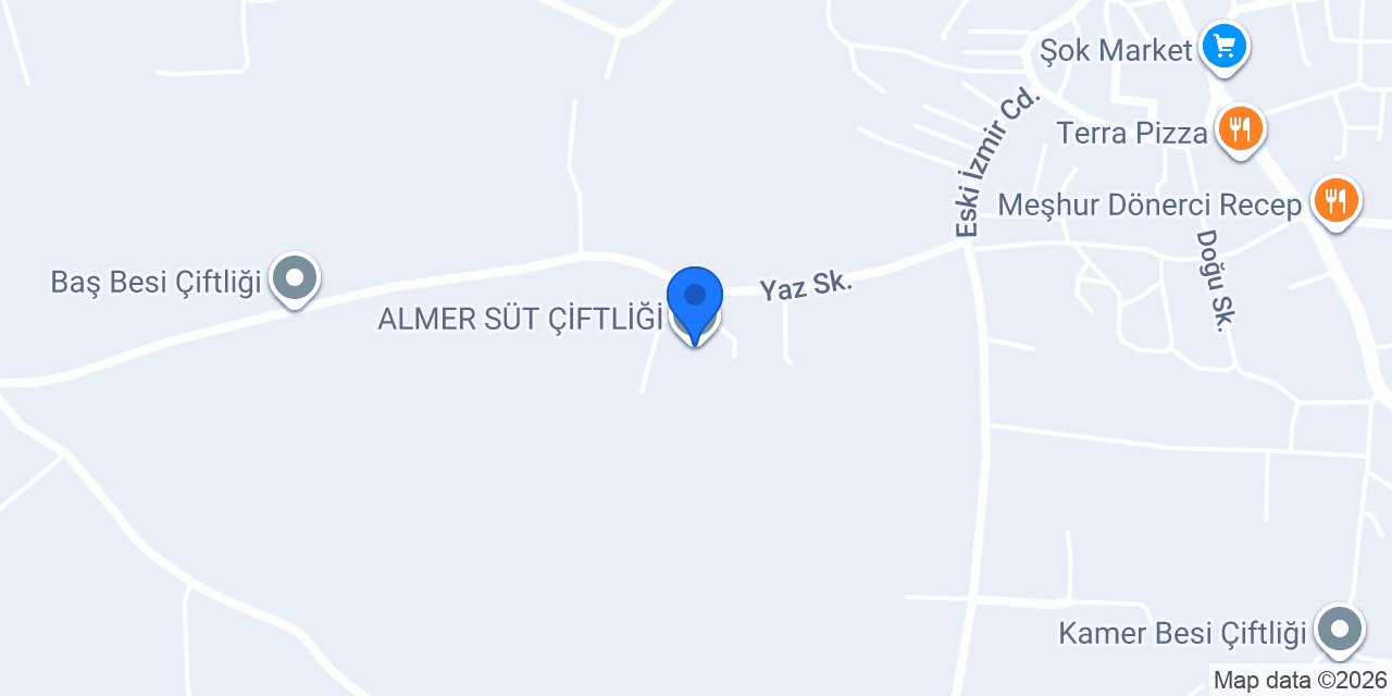 ALMER SÜT ÇİFTLİĞİ konumu