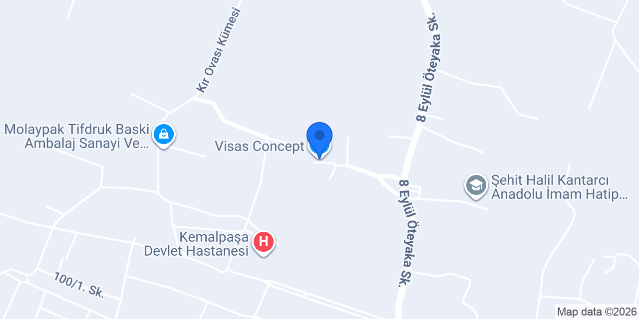 Visas Concept konumu