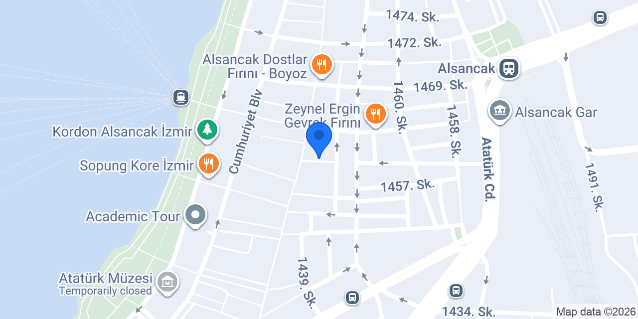 ALTC American Language Training Center Alsancak Şubesi konumu