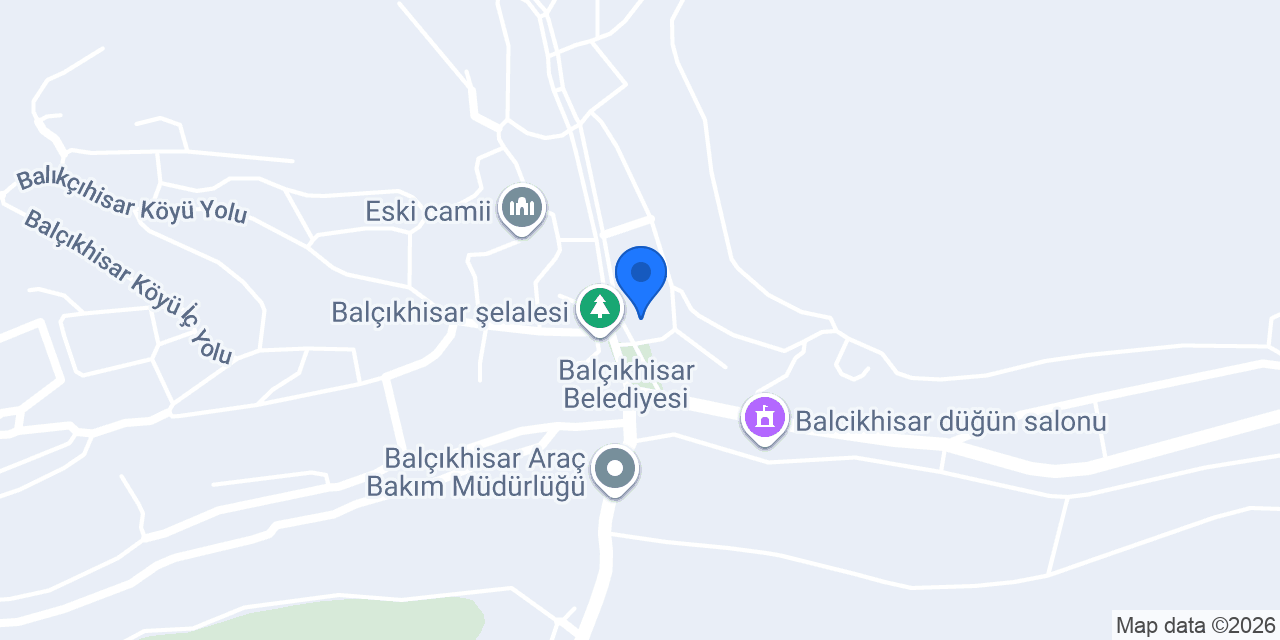 Balçıkhisar İlköğretim Okulu konumu
