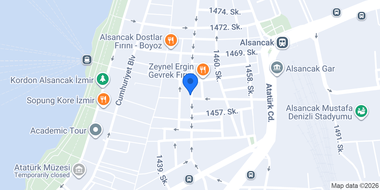 alsancak su tesisatçısı konumu