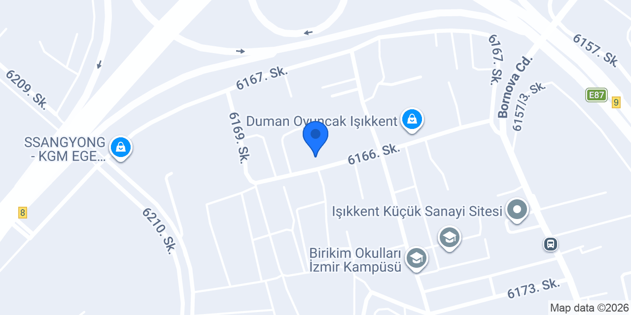 Yağmur Dağıtım İzmir konumu